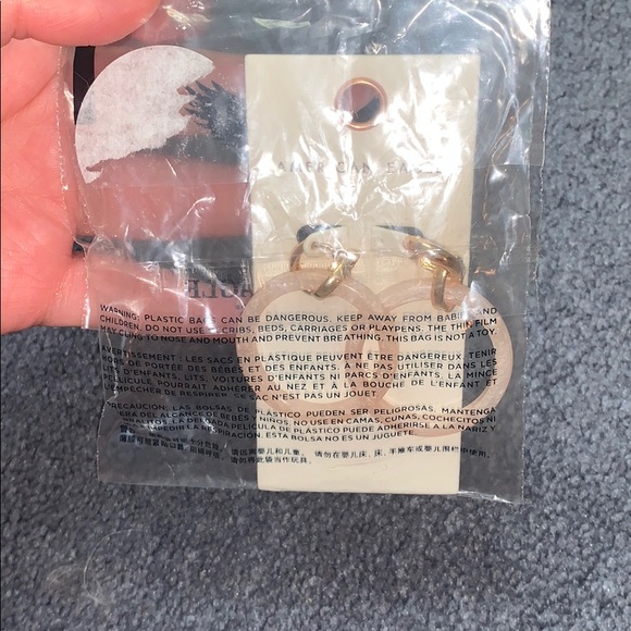 American Eagle Hoop Earrings (OS) - Picture 1 of 3